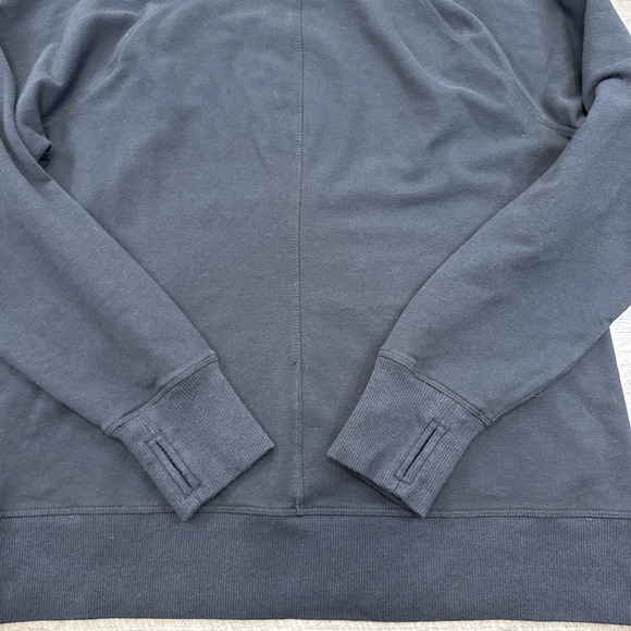 LL Bean cowl neck sweatshirt women's XLP petite black kangaroo pocket 503358 - Picture 5 of 8